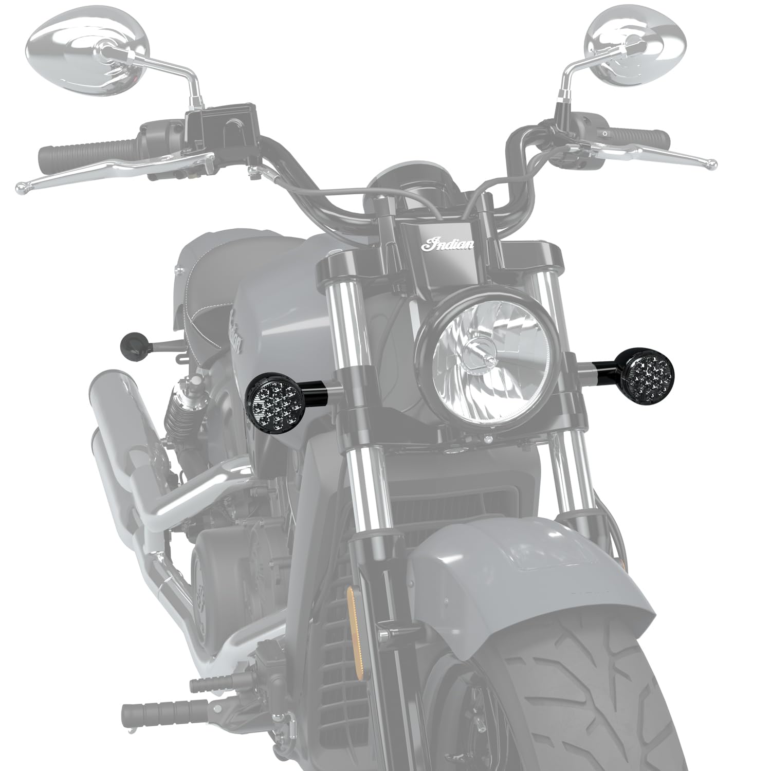 Amazon.com: Indian Motorcycle Conjunto de señal de giro frontal